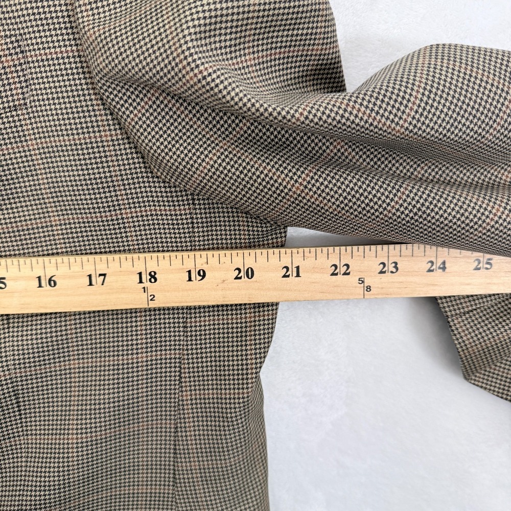 Ralph Lauren Sport Coat Dillards Mens 41R Gray Plaid Two Buttons Wool - Picture 9 of 16